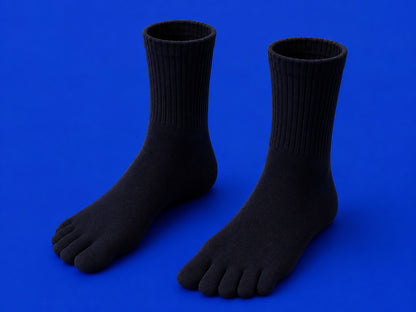 Women's 100% Cotton Toe Socks: Pure Natural Comfort