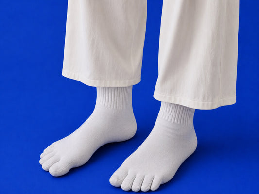 Women's 100% Cotton Toe Socks: Pure Natural Comfort
