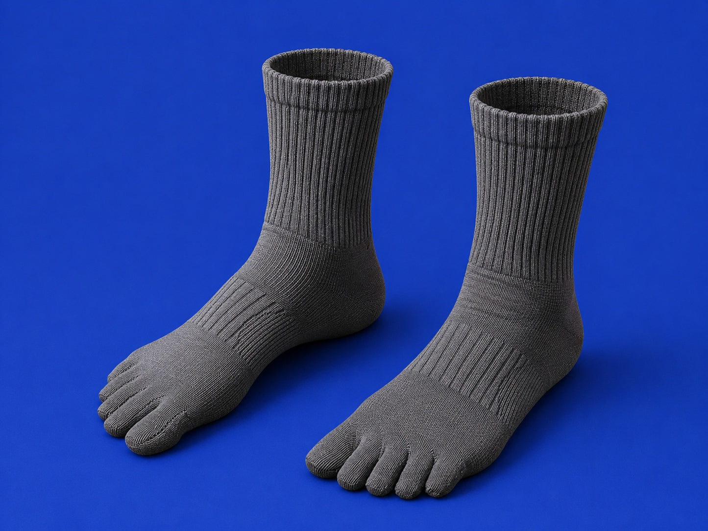 Men's Stretch Toe Socks: Breathable & Blister-Resistant