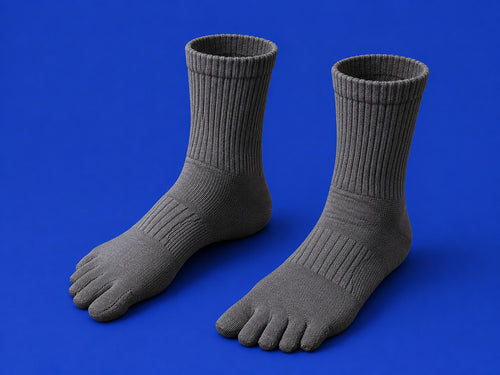 Men's Stretch Toe Socks: Breathable & Blister-Resistant